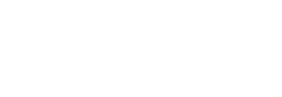 Villiage of Pleasantville white Logo
