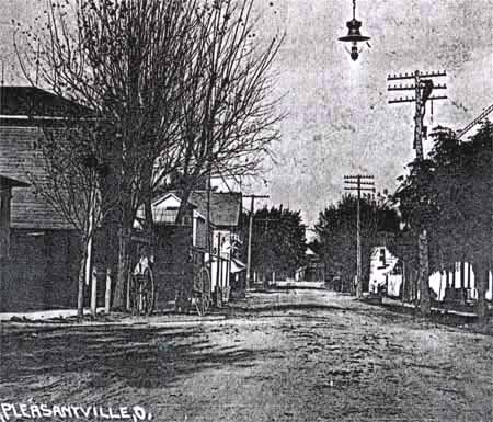 old type downtown with dirt roads