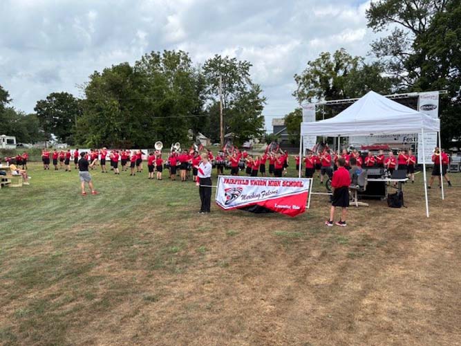 Festival beer garden tent