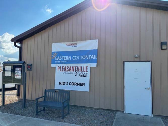 Face painting booth at festival